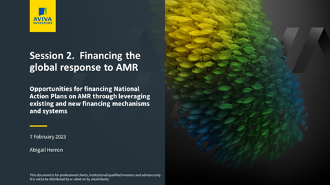 Session 2, Presentation 3, Financing the global response to AMR