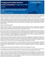 Thumbnail for the Report of High level AMR event - Forging Partnerships between science and policy - 26 April 2024